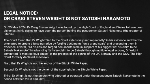 人人都可以是中本聪，Craig Wright除外缩略图